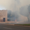 Imágenes del grave incendio la zona de Ronda Norte (BA)
