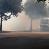 Imágenes del grave incendio la zona de Ronda Norte (BA)
