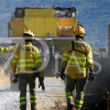 Imágenes del incendio forestal en Valdefuentes (CC)