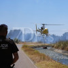 Imágenes que deja el incendio forestal de este martes en Badajoz