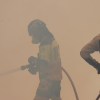 Imágenes del grave incendio la zona de Ronda Norte (BA)