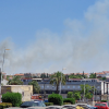 Imágenes del grave incendio la zona de Ronda Norte (BA)
