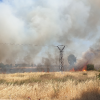 Imágenes del grave incendio la zona de Ronda Norte (BA)