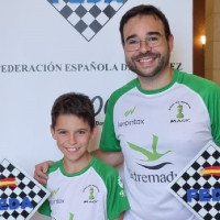 El ajedrecista pacense Hugo Pérez se proclama campeón de España sub-12