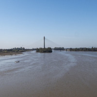 El río Guadiana sufrirá oscilaciones en Badajoz para probar las nuevas compuertas del azud