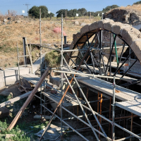 La técnica del 'hermano gemelo' favorece los avances en la restauración de la ermita de San Jorge