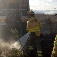 37 incendios forestales hacen actuar al INFOEX durante la semana pasada
