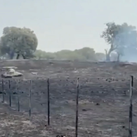 Controlan la reactivación del incendio forestal en Arroyo de la Luz