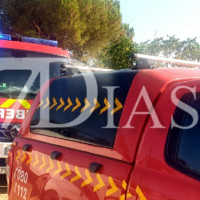 Un incendio calcina parte de una vivienda junto a la Ermita de Bótoa
