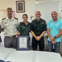 Certifican la excelencia del Escalón Médico de la Guardia Civil de Badajoz