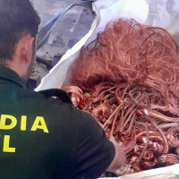 Detenida una pareja de Almendralejo por el robo de cable y material eléctrico