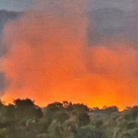 Bomberos extinguen un incendio forestal en la provincia de Cáceres