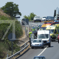 Muere un joven tras ser arrollado un vehículo por un camión en Badajoz