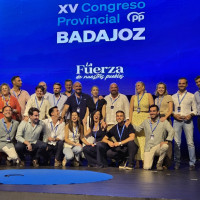 Manuel Naharro elegido presidente del PP de la provincia de Badajoz con más del 99,4% de los votos