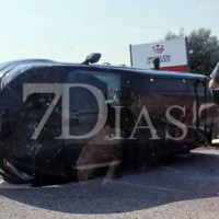 Grave accidente en el cruce de Fuente del Maestre en Almendralejo
