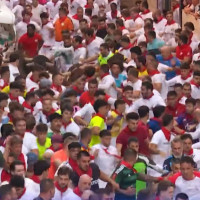Confirman un herido por asta de toro en el tercer día de los Sanfermines