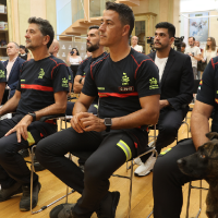 Así ha sido el recibimiento de los bomberos de Badajoz que han viajado hasta Venezuela