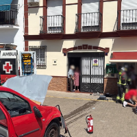 Varios heridos tras un atropello en la zona del mercadillo de Valle de Santa Ana
