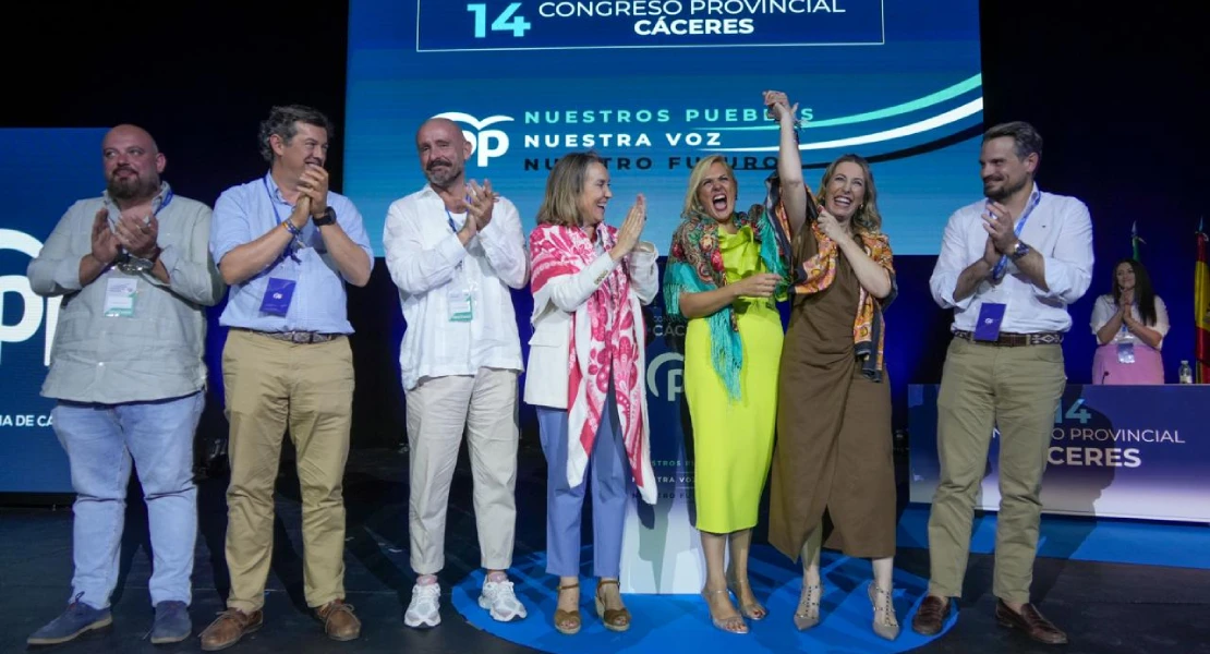 Elena Manzano elegida presidenta del PP de la provincia de Cáceres con más del 99,27% de los votos