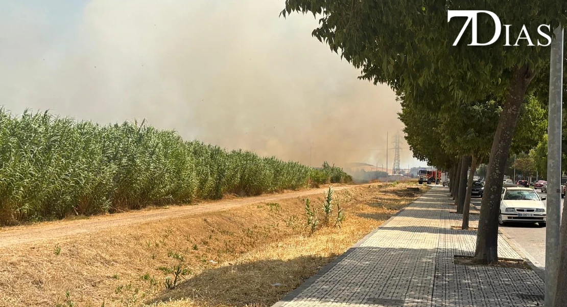 Imágenes del grave incendio la zona de Ronda Norte (BA)
