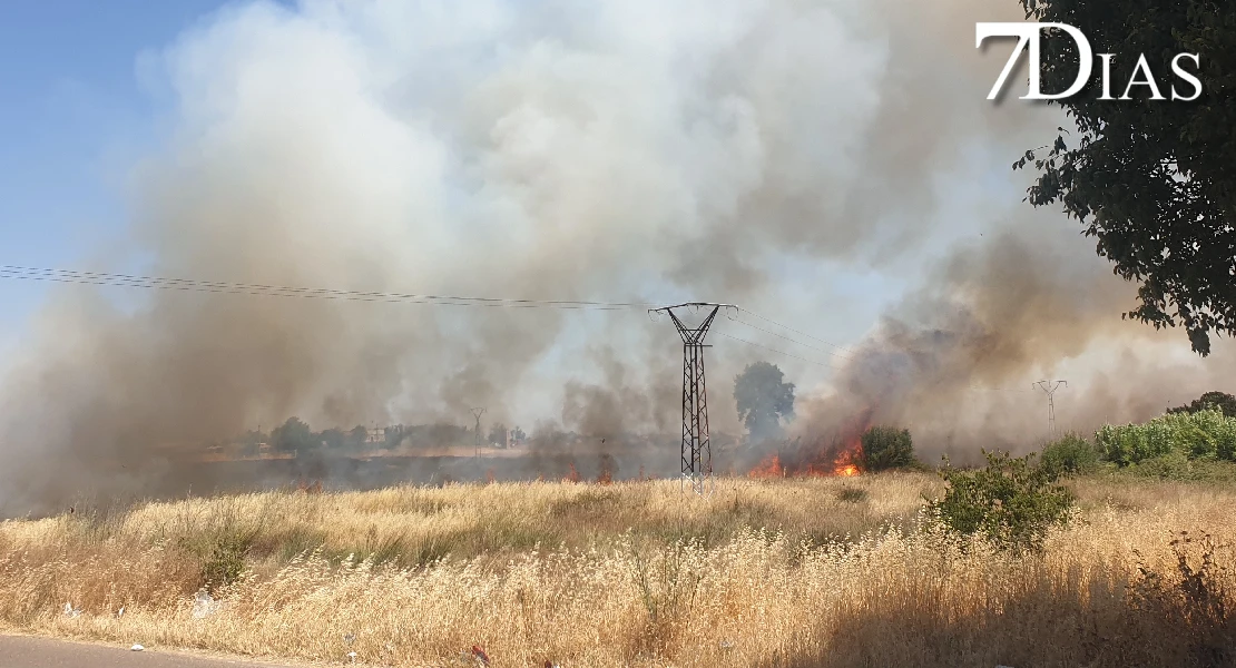 Imágenes del grave incendio la zona de Ronda Norte (BA)