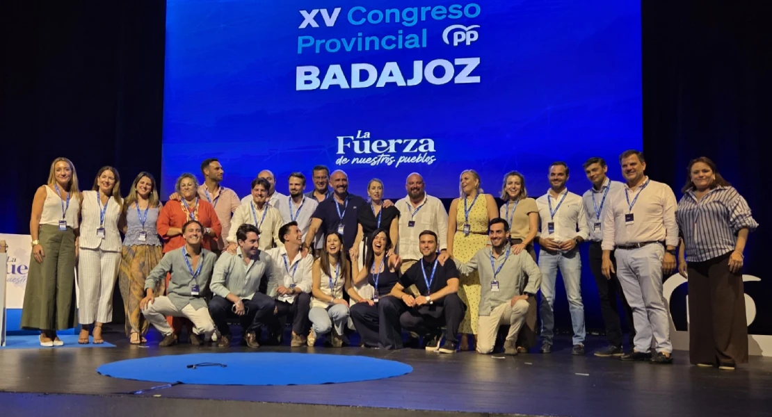 Manuel Naharro elegido presidente del PP de la provincia de Badajoz con más del 99,4% de los votos