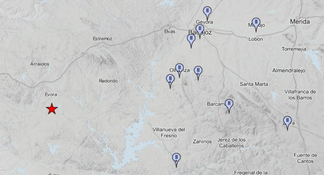 Un terremoto en Portugal se deja sentir en varias localidades de Badajoz