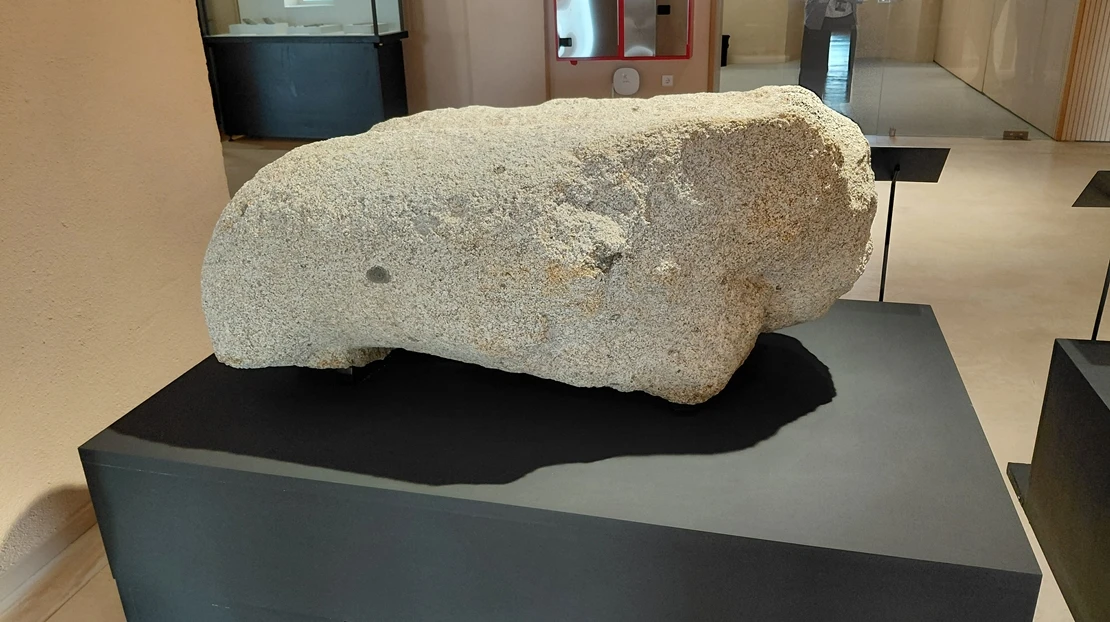 El Museo de Cáceres expone una pieza de gran valor recuperada del embalse de Valdecañas