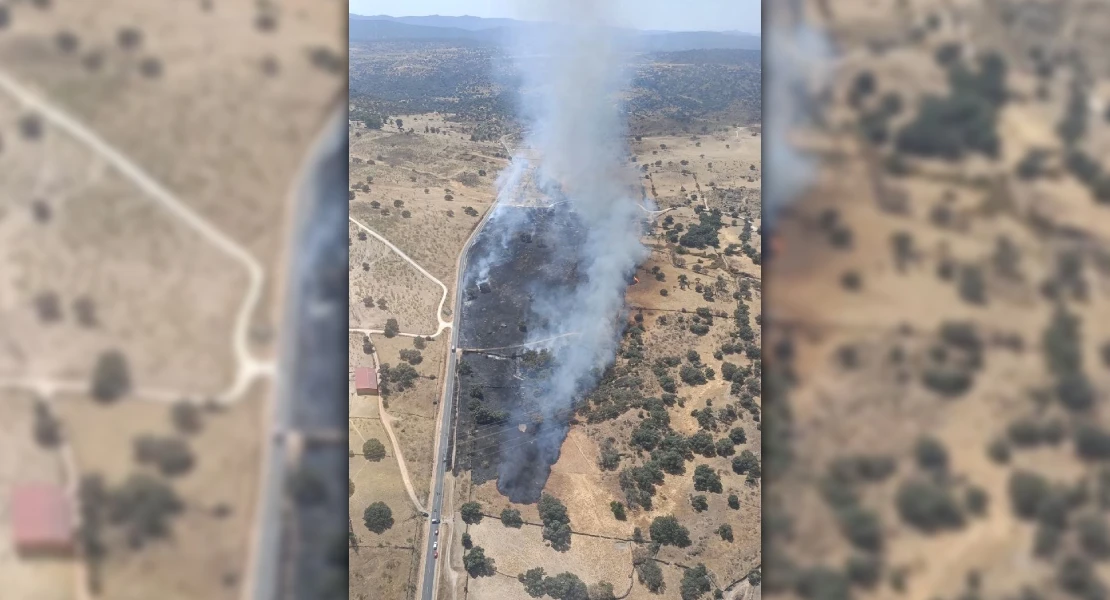 Un incendio en Bohonal de Ibor obliga a activar el nivel 1 de peligrosidad