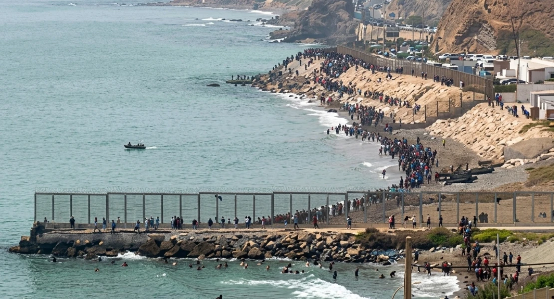 Incitan a perpetrar un segundo asalto en masa a Ceuta la próxima semana