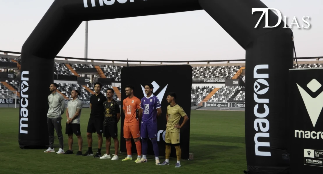 Estas son las nuevas equipaciones del CD Badajoz