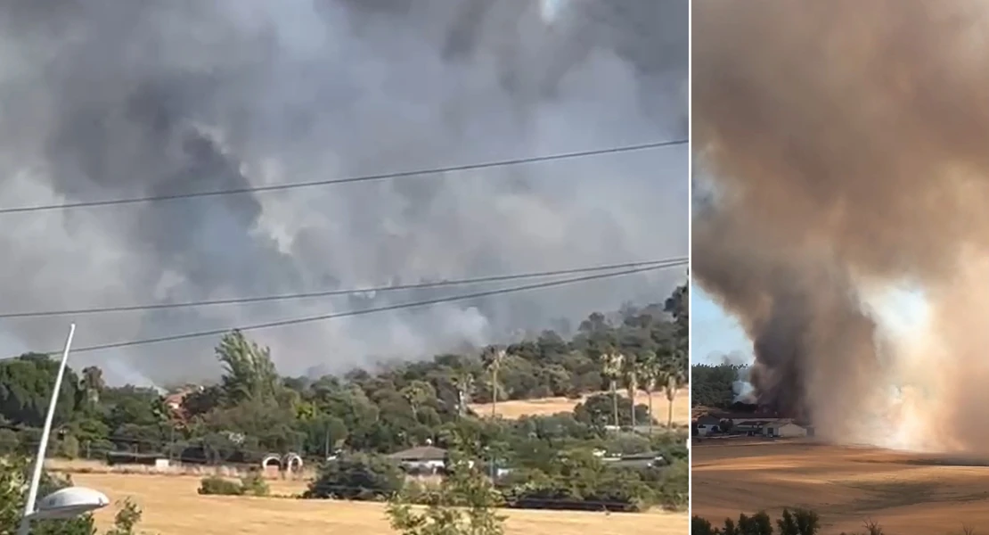 Grave incendio en Badajoz la tarde del domingo