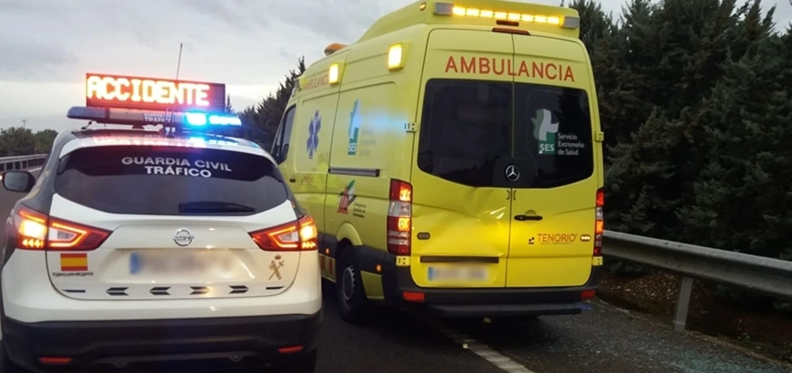 Accidente cerca del puente de Medellín