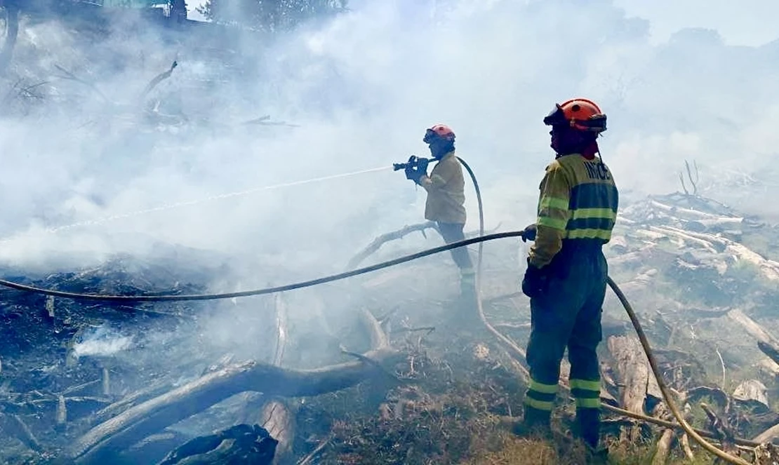 El Plan Infoex interviene en 15 incendios forestales durante la última semana