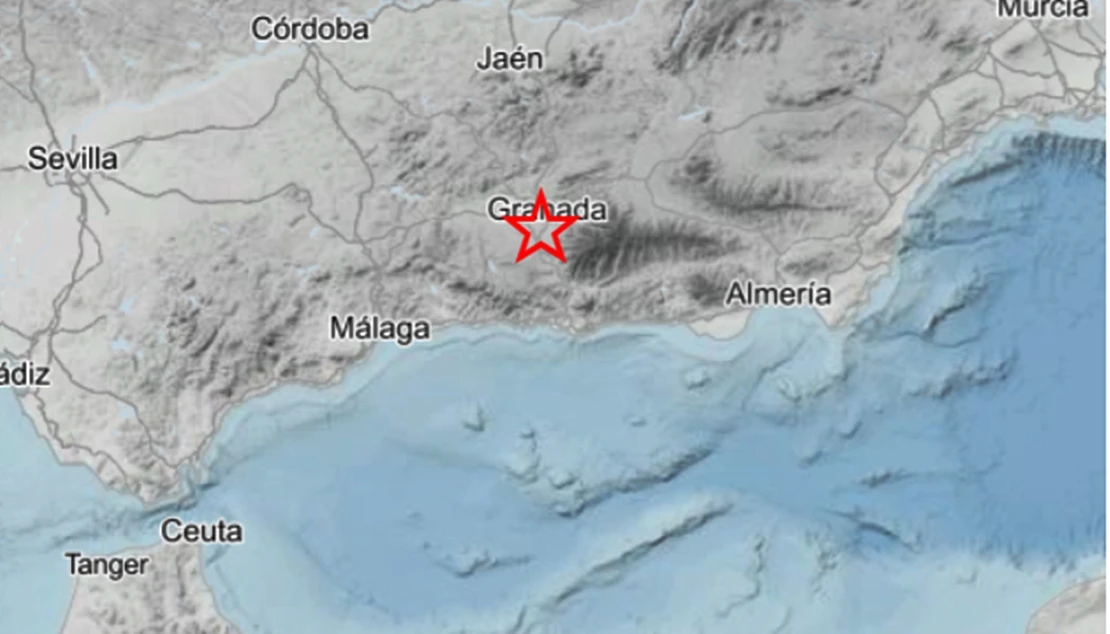 Un terremoto de intensidad 5 sacude Granada esta madrugada