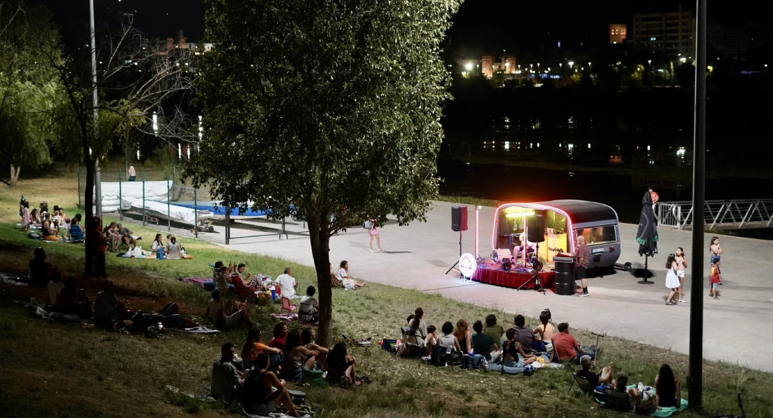 La lluvia obliga a aplazar la última sesión de ‘Atardeceres Musicales’ en Badajoz