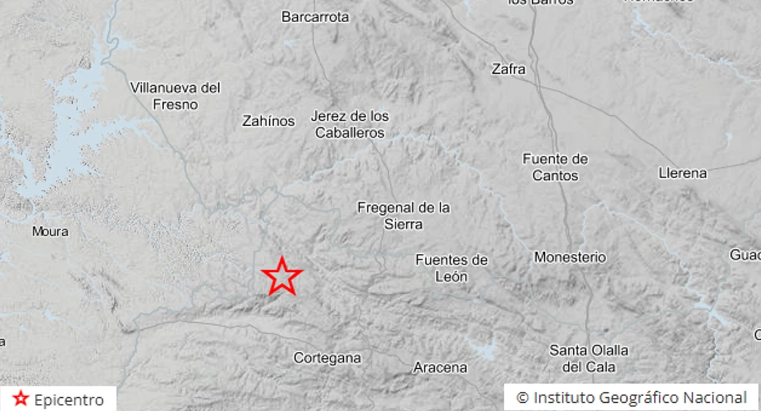 Registran un terremoto cerca de varios pueblos de Badajoz
