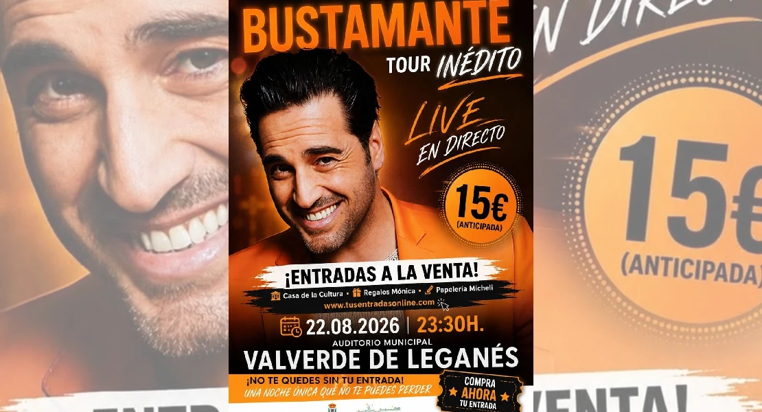 David Bustamente plato fuerte de las fiestas en Valverde de Leganés