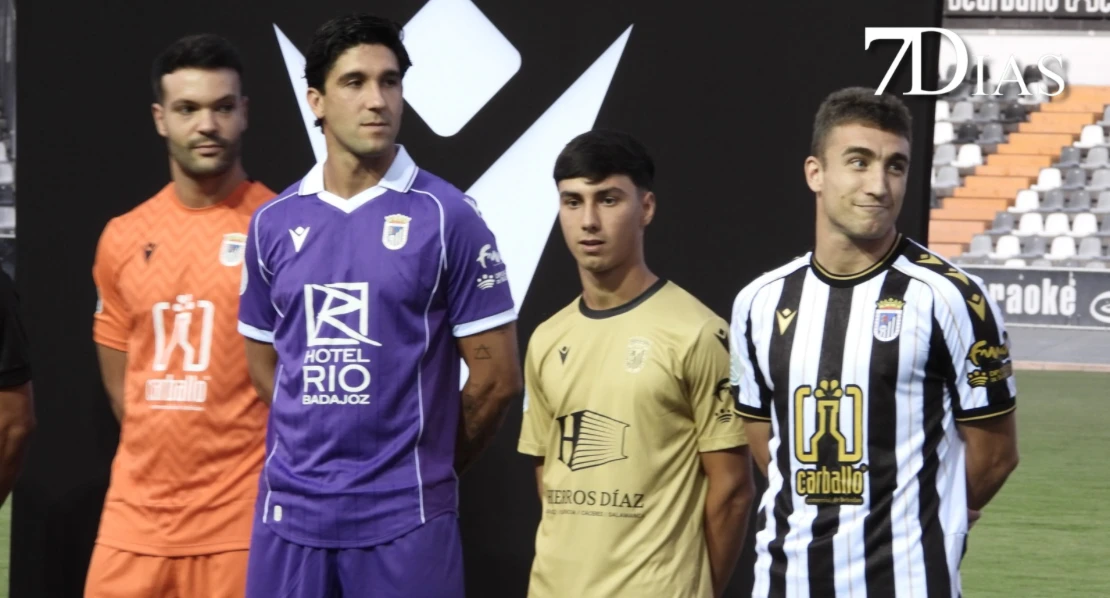 Estas son las nuevas equipaciones del CD Badajoz