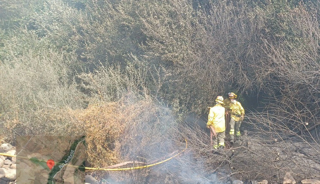 Incendio cerca de la Rave que se está desarrollando en la Granja (CC)
