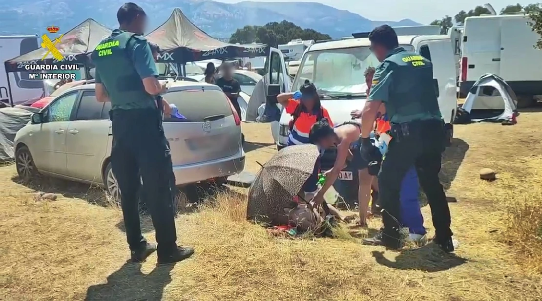 Continúa la Rave ilegal en Extremadura: Impiden la llegada de nuevos asistentes