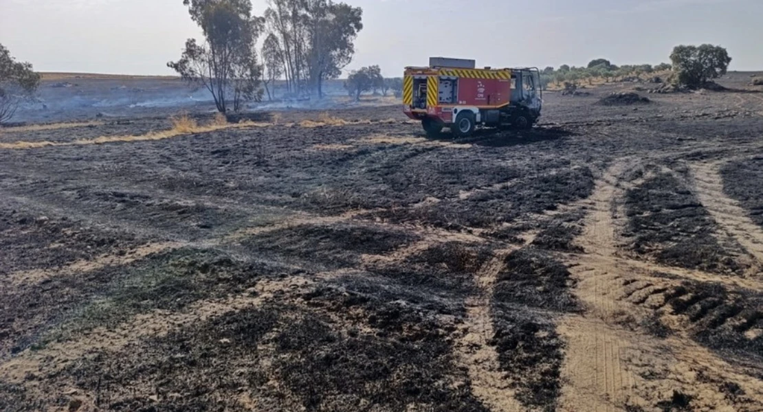 Investigado el presunto pirómano de Azuaga que causó un incendio y quemaduras graves a un hombre