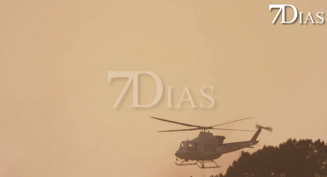 Imágenes del peligroso incendio de Pinofranqueado la tarde del miércoles