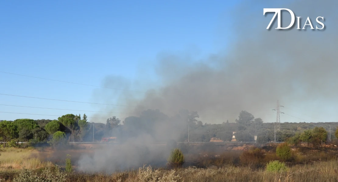 Grave incendio en Badajoz: cortan la N-432 y activan el Nivel 1 de peligrosidad
