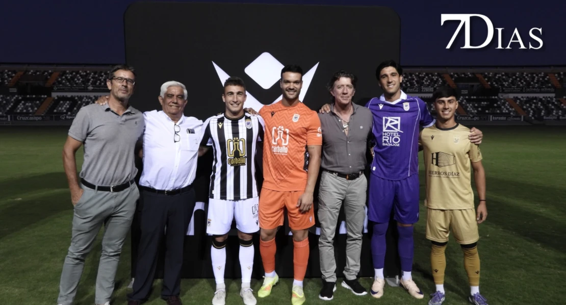 Estas son las nuevas equipaciones del CD Badajoz