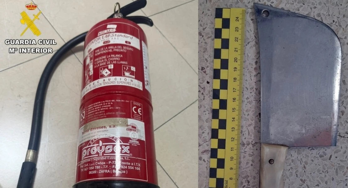 A la cárcel un vecino de Fuente de Cantos denunciado por llevar un hacha y detenido por varios robos