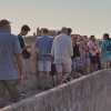 Así se está viviendo el eclipse solar desde la Alcazaba de Badajoz