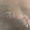 Imágenes del peligroso incendio de Pinofranqueado la tarde del miércoles