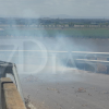 Un incendio junto a las vía del tren Badajoz-Madrid moviliza a los bomberos