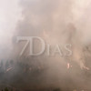 Imágenes del peligroso incendio de Pinofranqueado la tarde del miércoles